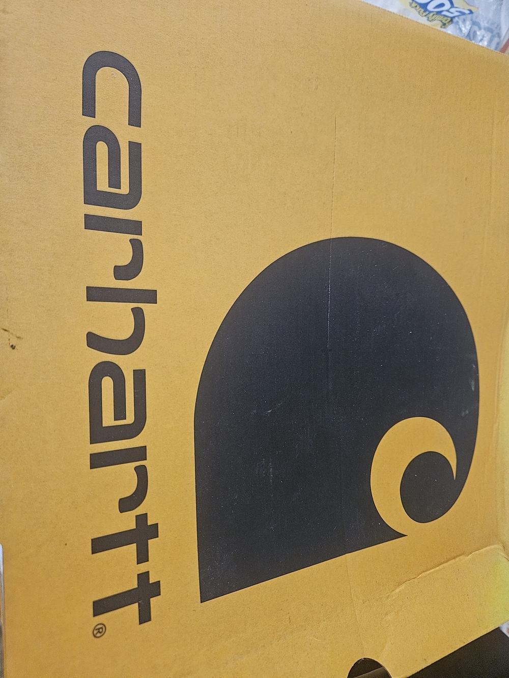Carhartt Yellow and Black Home Art Wall Sign